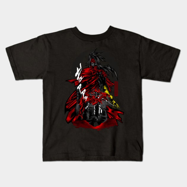 Demon Red Cape Kids T-Shirt by HyperTwenty